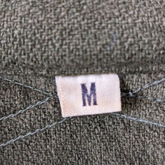 Vintage 60s Military Army Green 100% Wool Shacket Shirt - Picture 2 of 7